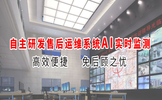 自主研發(fā)售后服務平臺，技術人員1對1支持